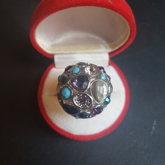 Lia Sophia Silver Tone Right - Picture 1 of 5